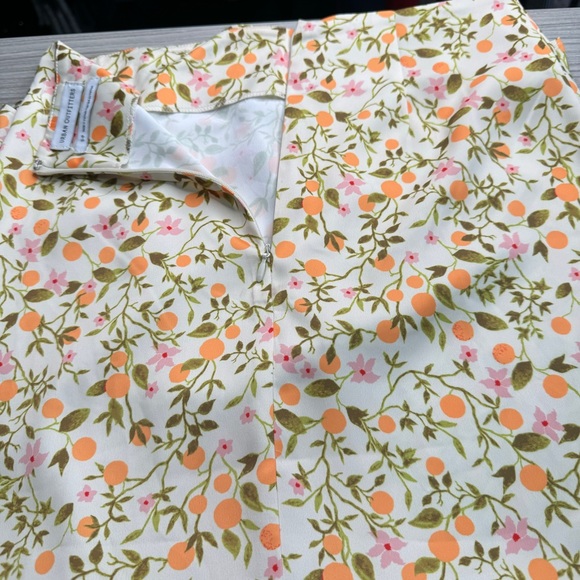 URBAN OUTFITTERS Floral Midi Skirt with High Slit Size SP - Picture 12 of 14